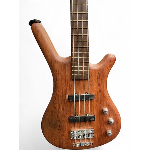 Used Warwick Pro Series Standard Corvette 4 String Natural Electric Bass Guitar