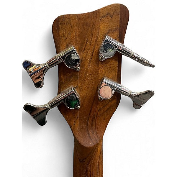 Used Warwick Pro Series Standard Corvette 4 String Natural Electric Bass Guitar