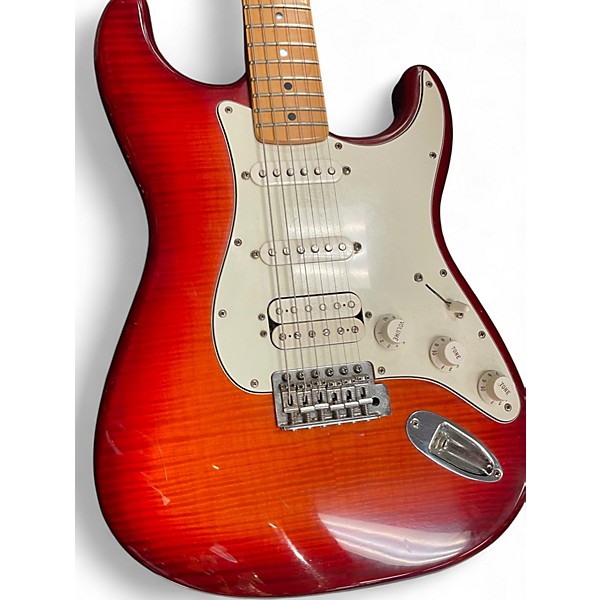 Used Fender Player Plus Stratocaster Crimson Red Burst Solid Body Electric Guitar
