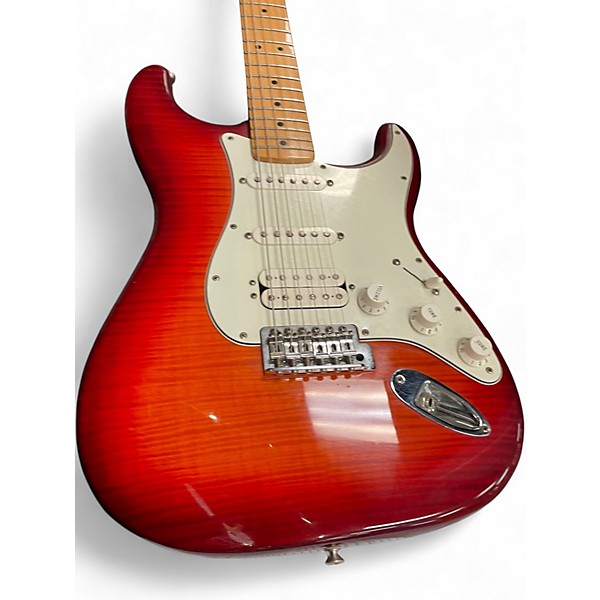 Used Fender Player Plus Stratocaster Crimson Red Burst Solid Body Electric Guitar