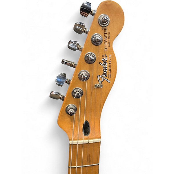 Used 1990s Fender Standard Telecaster Black Solid Body Electric Guitar