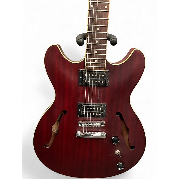 Used Ibanez AS53 Maroon Hollow Body Electric Guitar