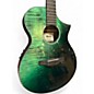 Used Ibanez AEWC32FM-GSF Emerald Green Acoustic Electric Guitar