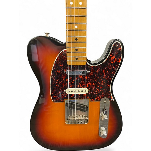 Used 2002 Fender Deluxe Series Nashville Telecaster Brown Sunburst Solid Body Electric Guitar