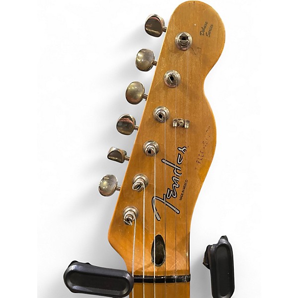 Used 2002 Fender Deluxe Series Nashville Telecaster Brown Sunburst Solid Body Electric Guitar