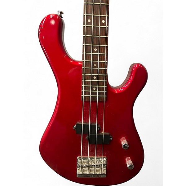 Used Dean Hillsboro Junior 3/4 Size Red Electric Bass Guitar