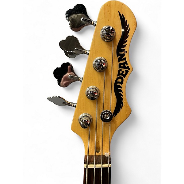 Used Dean Hillsboro Junior 3/4 Size Red Electric Bass Guitar