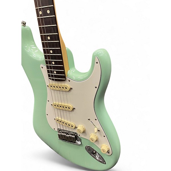 Used Fender Artist Series Jeff Beck Stratocaster Seafoam Green Solid Body Electric Guitar