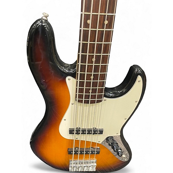 Used Squier Affinity Jazz Bass tobaco burst Electric Bass Guitar