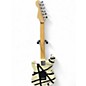 Used EVH Striped Series  Black and White Solid Body Electric Guitar