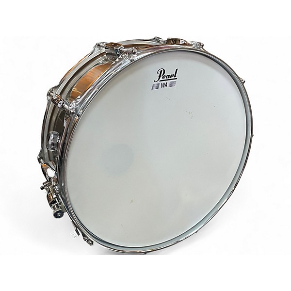 Used Pearl 14in 5.5 X 14 STEEL SNARE Chrome Drum