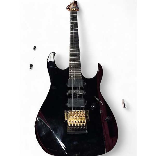 Used Ibanez RG1570B RG Series BLACK Solid Body Electric Guitar