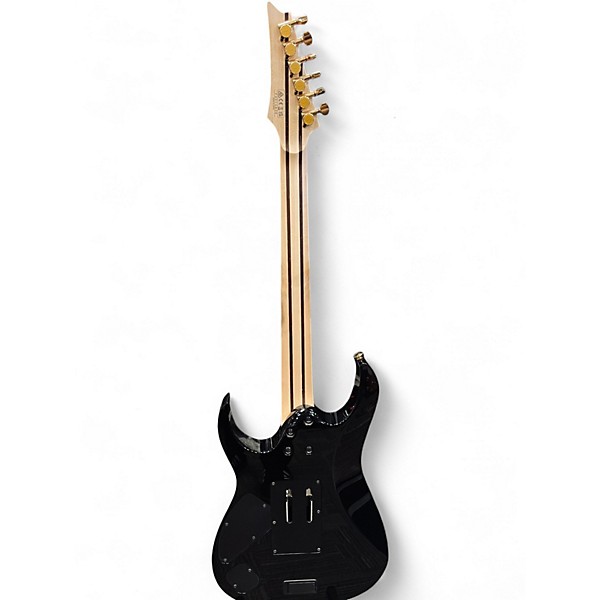 Used Ibanez RG1570B RG Series BLACK Solid Body Electric Guitar