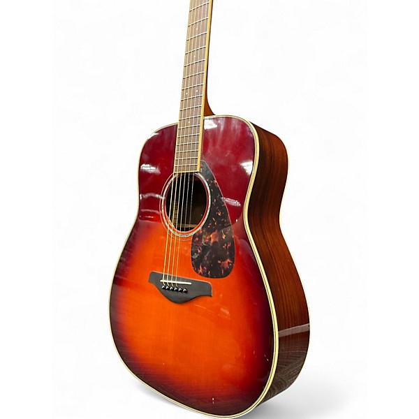 Used Yamaha FG730S Brown Sunburst Acoustic Guitar