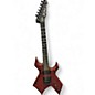 Used B.C. Rich "Eddie's" Inspired NJ Series Warlock Red Crackle Solid Body Electric Guitar thumbnail