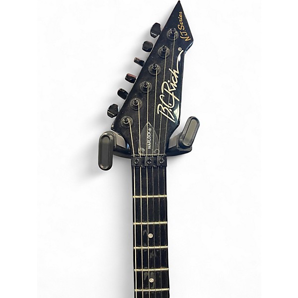 Used B.C. Rich "Eddie's" Inspired NJ Series Warlock Red Crackle Solid Body Electric Guitar
