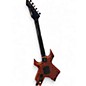 Used B.C. Rich "Eddie's" Inspired NJ Series Warlock Red Crackle Solid Body Electric Guitar