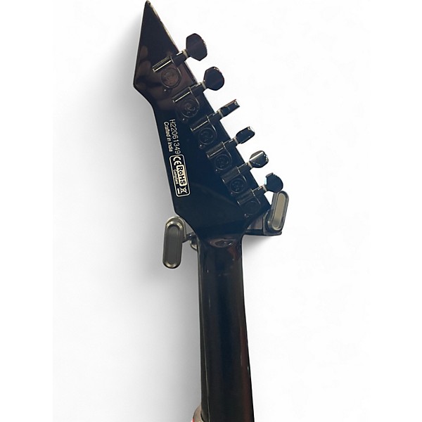 Used B.C. Rich "Eddie's" Inspired NJ Series Warlock Red Crackle Solid Body Electric Guitar