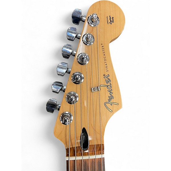 Used Fender Standard Stratocaster White Solid Body Electric Guitar