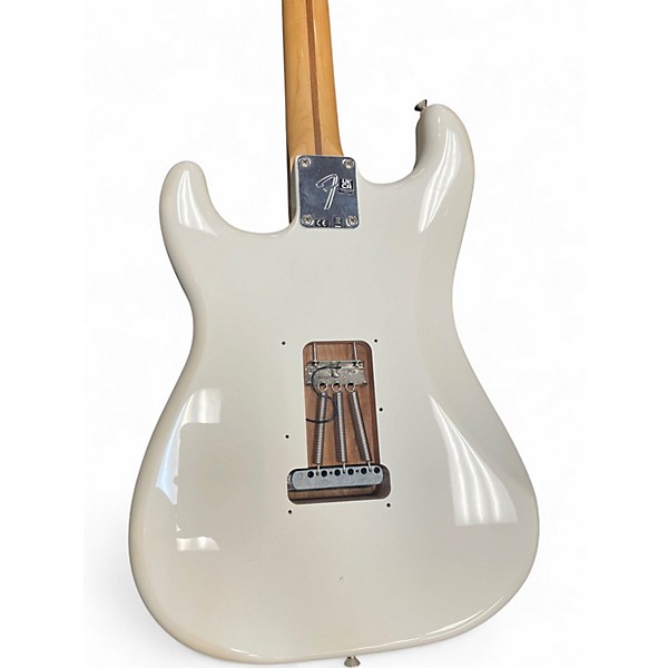 Used Fender Standard Stratocaster White Solid Body Electric Guitar