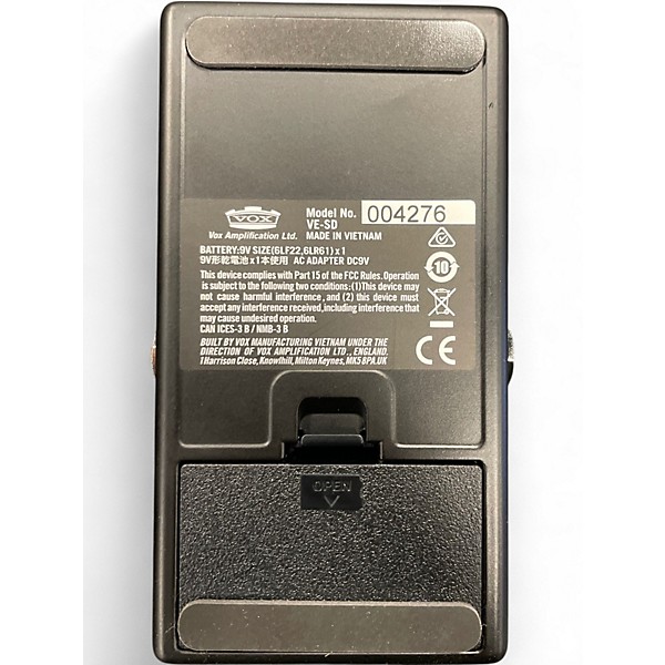 Used VOX Silk Drive Effect Pedal