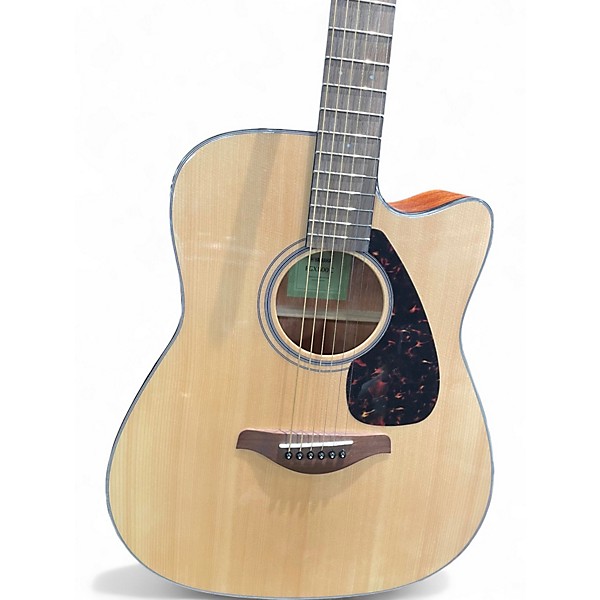 Used Yamaha FGX800C Natural Acoustic Electric Guitar