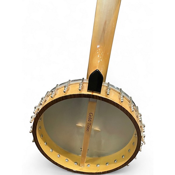 Used Gold Tone BC350 BOB CARLIN OPEN BACK Natural Banjo