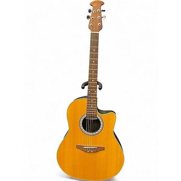 Used Ovation CC026 Natural Acoustic Electric Guitar