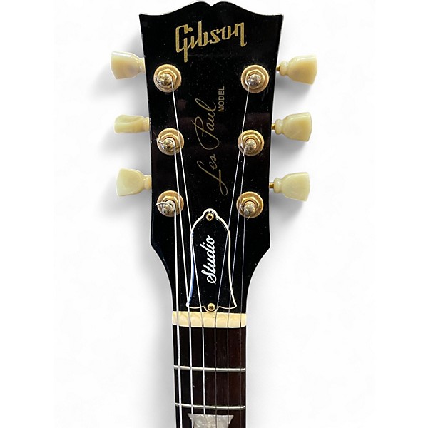 Used Gibson Les Paul Studio Alpine White Solid Body Electric Guitar