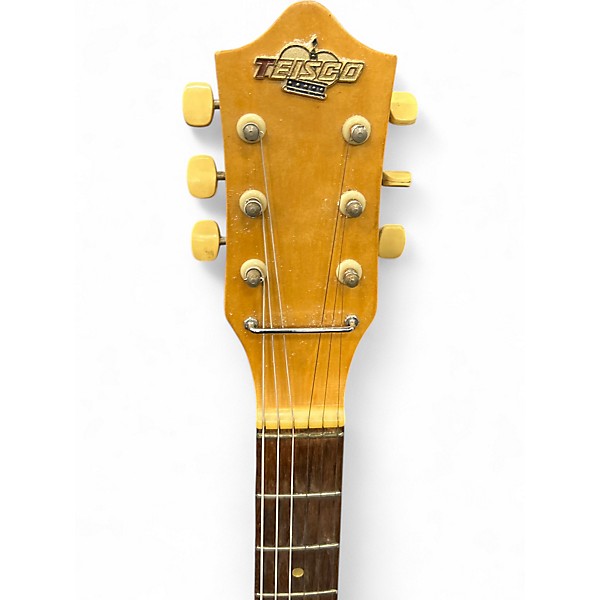 Vintage 1960s Teisco EP Hollow Natural Hollow Body Electric Guitar