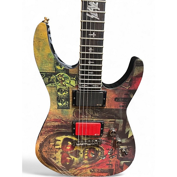 Used 2013 ESP LTD Slayer Seasons In The Abyss Custom Graphic Solid Body Electric Guitar