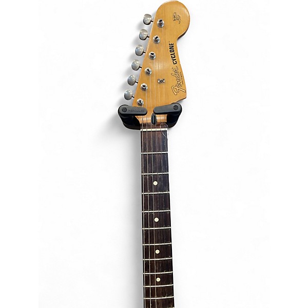 Vintage 1998 Fender Cyclone Black Solid Body Electric Guitar
