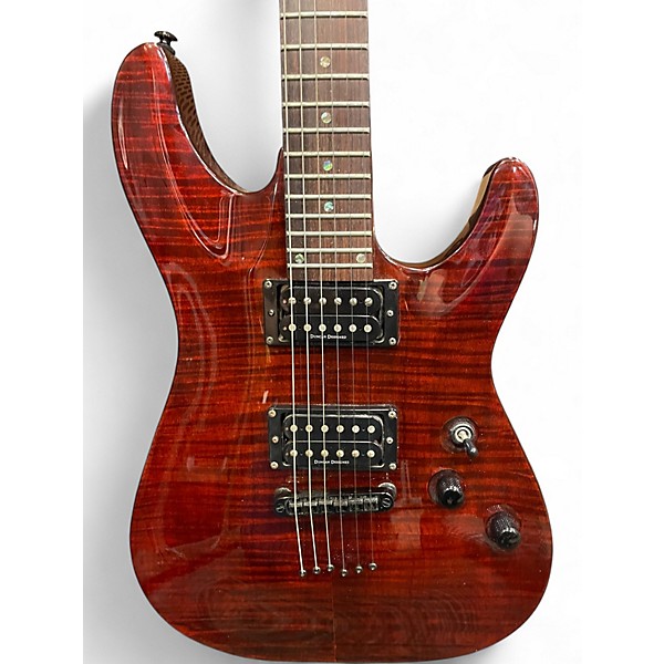 Used Schecter Guitar Research Gryphon Limited Edition Trans Brown Solid Body Electric Guitar