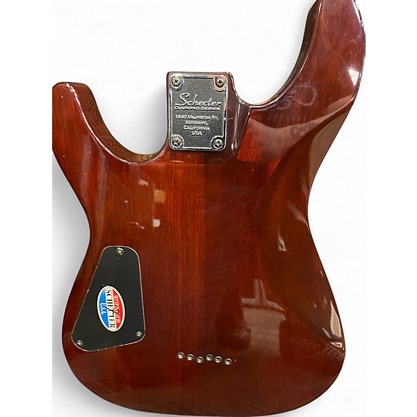 Used Schecter Guitar Research Gryphon Limited Edition Trans Brown Solid Body Electric Guitar