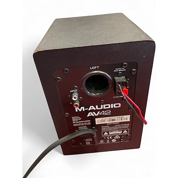 Used M-Audio AV-42 Pair Powered Monitor