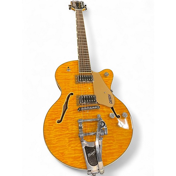 Used Gretsch Guitars G5655T-QM Yellow Hollow Body Electric Guitar