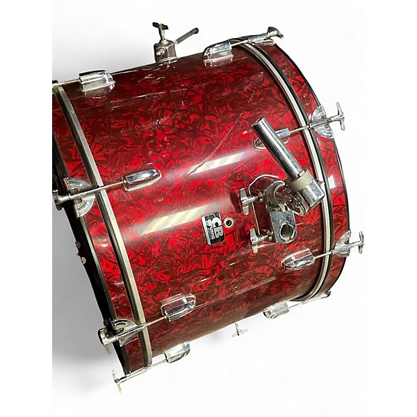 Used CB Percussion 4 Piece SP Series Red Pearl Drum Kit