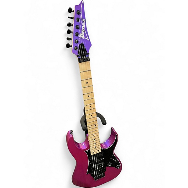 Used Ibanez RG550 Genesis Purple Neon Solid Body Electric Guitar