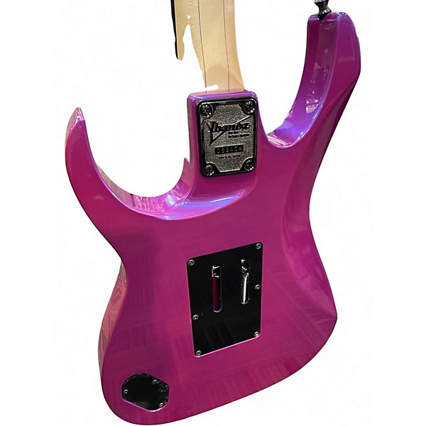 Used Ibanez RG550 Genesis Purple Neon Solid Body Electric Guitar