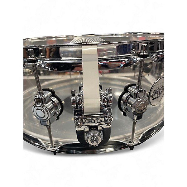 Used DW 6X14 Design Series Acrylic Snare Clear Drum