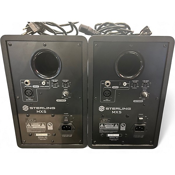 Used Sterling Audio MX5 Pair Powered Monitor