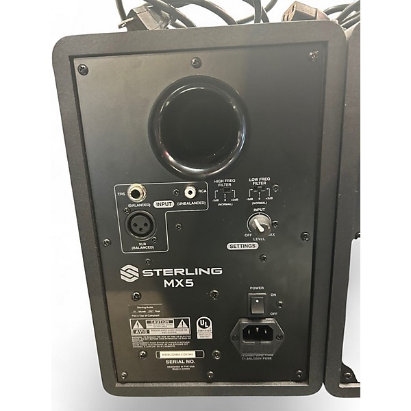 Used Sterling Audio MX5 Pair Powered Monitor