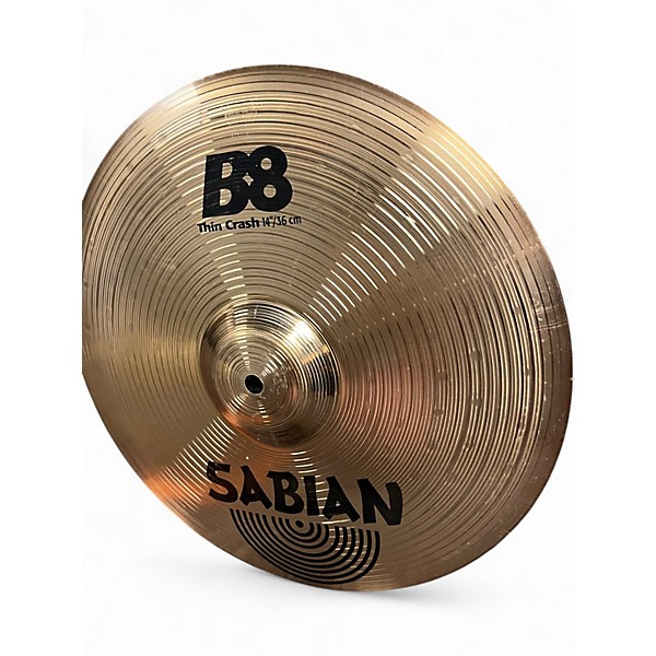 Used SABIAN 14in B8 Thin Crash Cymbal