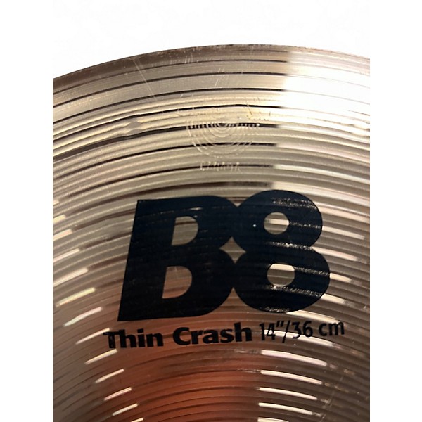 Used SABIAN 14in B8 Thin Crash Cymbal