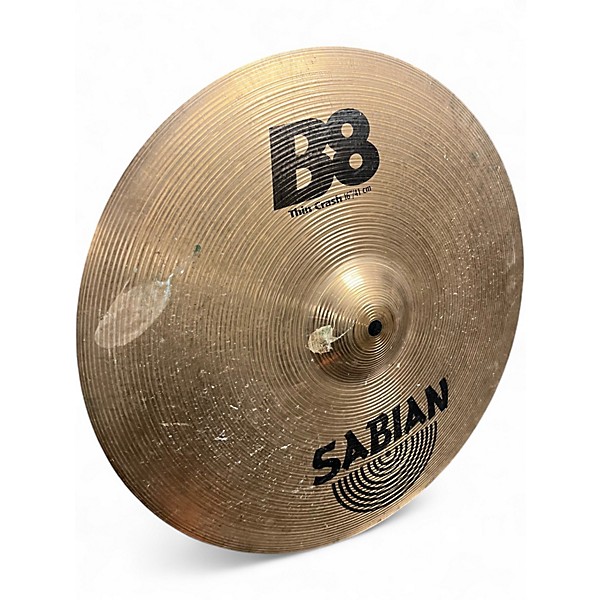 Used SABIAN 16in B8 Thin Crash Cymbal