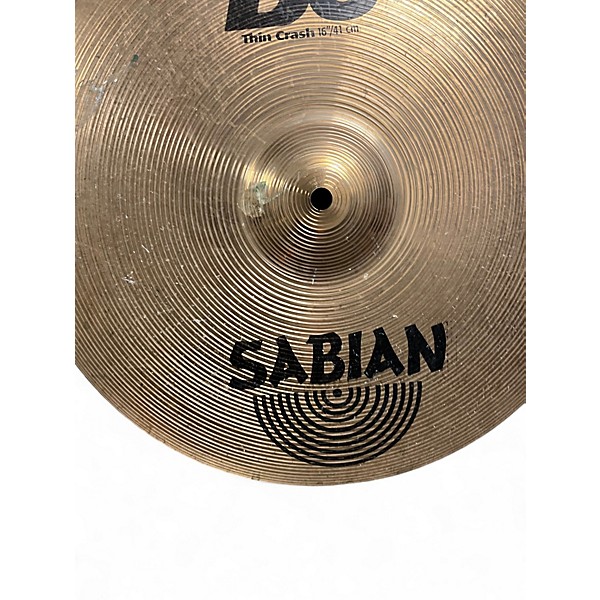 Used SABIAN 16in B8 Thin Crash Cymbal