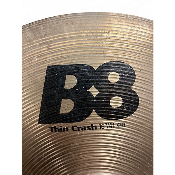 Used SABIAN 16in B8 Thin Crash Cymbal