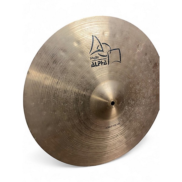 Used Paiste 20in Alpha Power Ride Cymbal