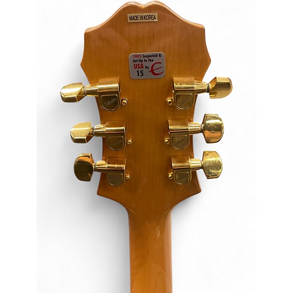 Used Epiphone EMPEROR NA Amber Hollow Body Electric Guitar