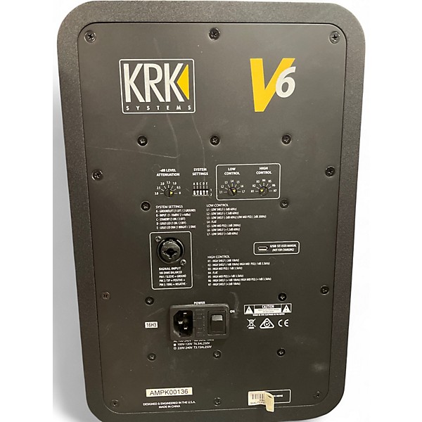 Used KRK V6 Pair 6.5 Powered Monitor